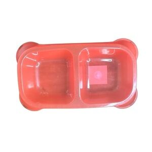 Pink Plastic Pet Food & Water Dish (NWT) 🐶🐱💧🥓